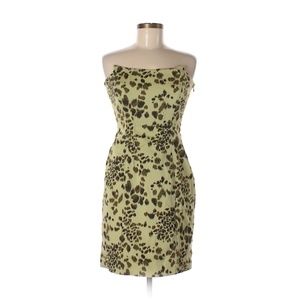 NWT ORIG $385 Nicole Miller Green Print Dress
